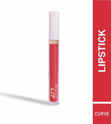 MyGlamm LIT Liquid Matte Lipstick - Curve 3 ml (Pack Of 2)