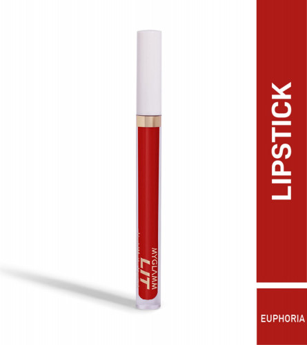 MyGlamm LIT Liquid Matte Lipstick - Euphoria 3 ml (Pack Of 2)