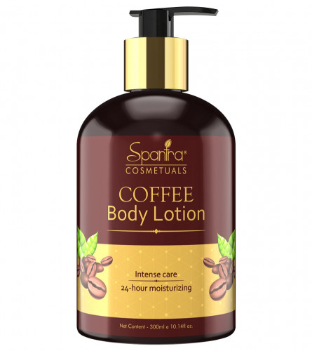 Spantra Coffee Body Lotion | Hydrate Dull Skin | Deep Moisturizer | Improves Skin Elasticity