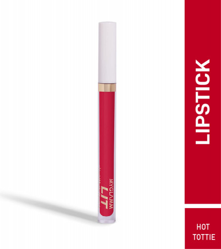 MyGlamm LIT Liquid Matte Lipstick - Hot Tottie (Red)
