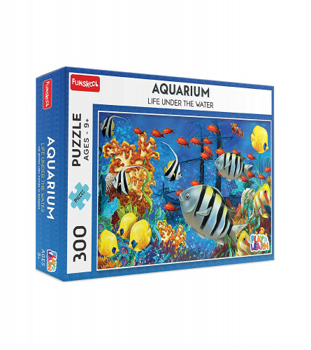 Funskool-Acquarium, Play & Learn Educational Puzzle Game,300 Pieces,Puzzle, for 9 Year Old Kids