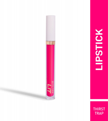MyGlamm LIT Liquid Matte Lipstick - Thirst Trap 3 ml (Pack Of 2)