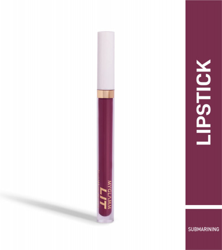 MyGlamm LIT Liquid Matte Lipstick - Submarining 3 ml (Pack Of 2)