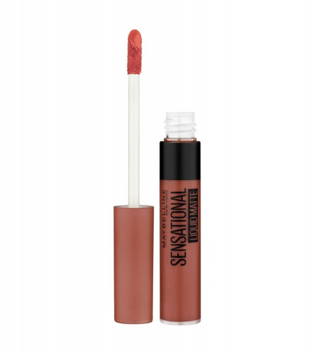 Maybelline New York Sensational Liquid Matte Lipstick NU02 Strip It Off
