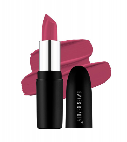 Swiss Beauty Pure Matte Lipstick Lust On 3.8 gm (Pack of 2)