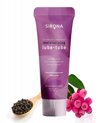 Sirona Lube Riberry Flavoured Natural Lubricant Gel 50 ml (Pack of 2)