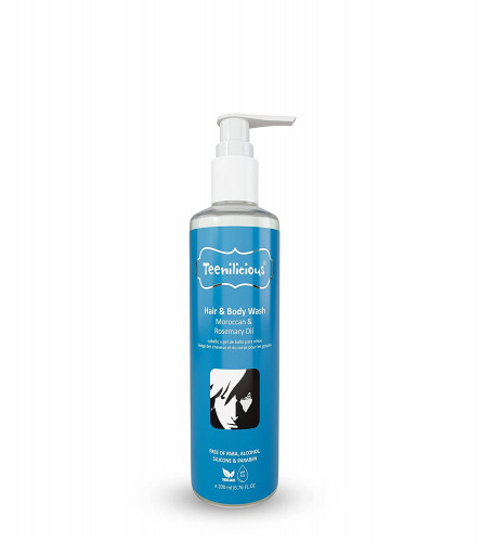Teenilicious Hair & Body Wash With Moroccan & Rosemary Oil 200 ml