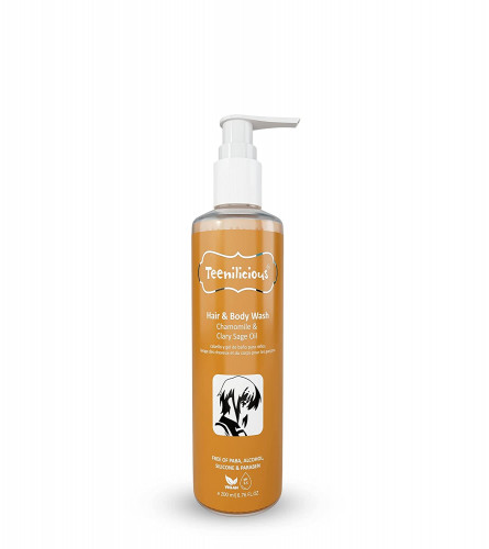 Teenilicious Hair & Body Wash With Chamomile & Clary Sage Oil 200 ml
