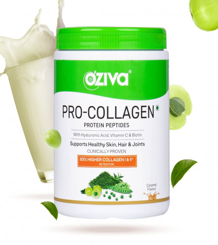 OZiva Pro Collagen Peptides Caramel