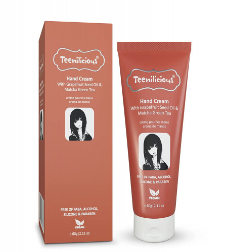 Teenilicious Hand Cream With Grapefruit Seed Oil & Matcha Green Tea 60 gm (Pack of 2)