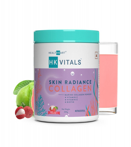 HealthKart Vitals Skin Radiance Collagen Powder Supplements (Mixed Fruit Flavour)