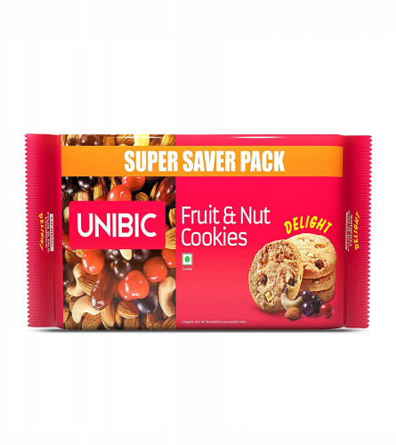 UNIBIC Fruit & Nut Cookies, 500 gm (Free shipping worldwide)