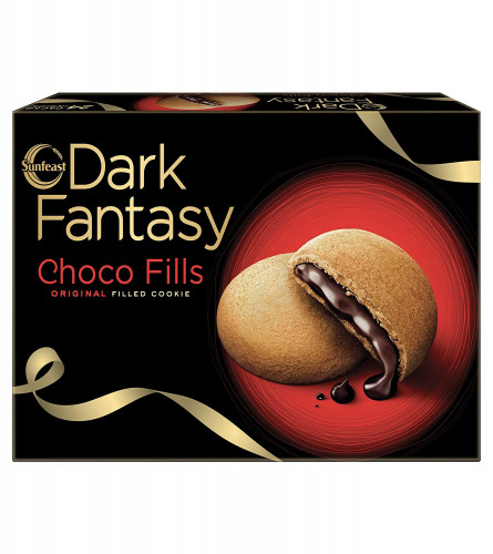 Sunfeast Dark Fantasy Choco Fills, 300g,Original Filled Cookies with Choco Crème Free shipping world