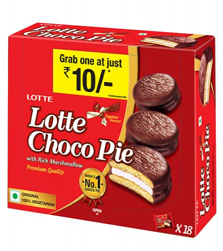 Lotte Choco Pie, 450g (Free Shipping Worldwide)