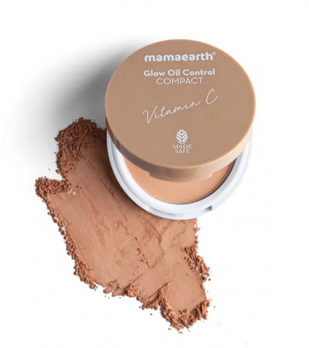 Mamaearth Glow Oil Control Compact Powder Ivory Glow