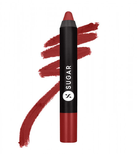 SUGAR Cosmetics Matte As Hell Crayon Lipstick Jackie Brown