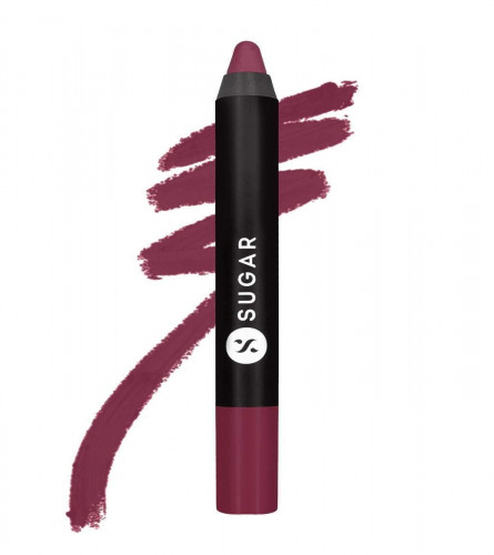 SUGAR Cosmetics Matte As Hell Crayon Lipstick Baby Houseman