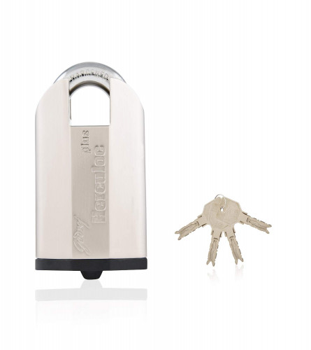 Godrej Locking Solutions and Systems Herculoc Plus 4 Keys Padlock Silver
