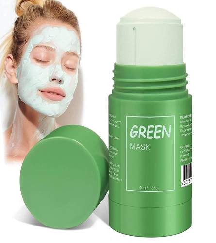 GREEVA Green Tea Cleansing Mask Stick for Face 40 gm (Pack of 2)