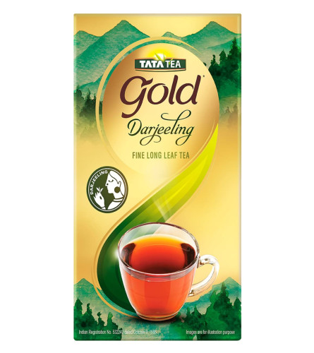 Tata Tea Gold Darjeeling Fine Long Leaf Authentic Darjeeling Tea Black Tea 200g, Free shipping world