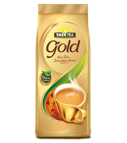 Tata Tea Gold Assam teas with Gently Rolled Aromatic Long Leaves Rich & Aromatic Chai Black Tea 500g