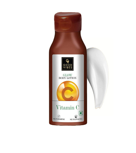 Good Vibes Vitamin C Glow Body Lotion | Nourishing, Brightening, Softening