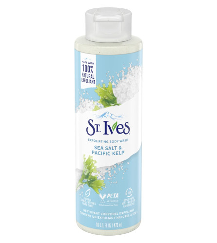 St. Ives Sea Salt & Pacific Kelp Exfoliating Body Wash