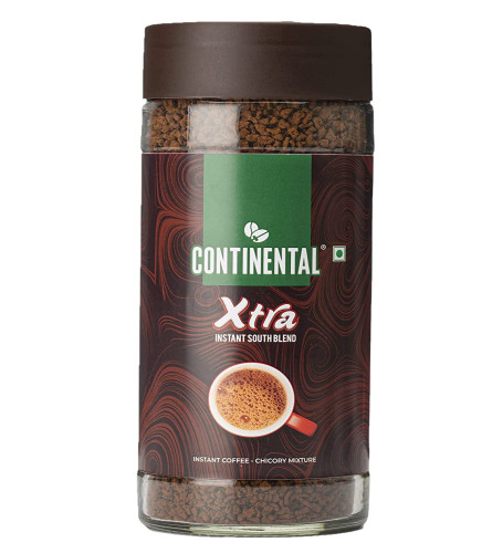 Continental Coffee XTRA Instant Coffee Powder Jar, 200gm (Free Shipping Worldwide)