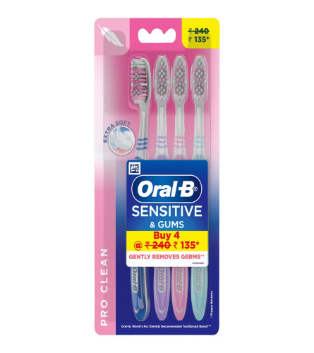 Oral B Sensitive Whitening Extra Soft manual Toothbrush