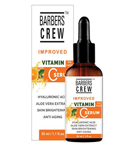 Barbers Crew Improved Vitamin C Serum For Skin Glowing Whitening serum