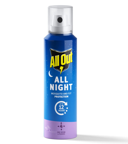 All Out All Night Mosquito And Fly Spray 30 ml (Pack of 2)