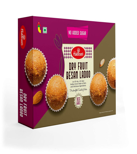 Haldiram’s Besan Ladoo with Dry Fruits