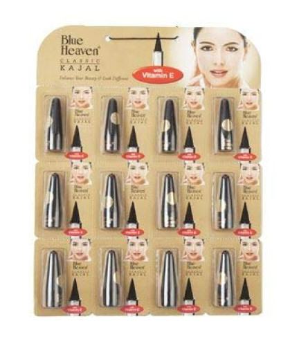 Blue Heaven Kajal Classic, Black, Matte Finish