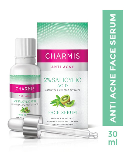 Charmis Anti Acne Face Serum 30 ml (Pack of 2)