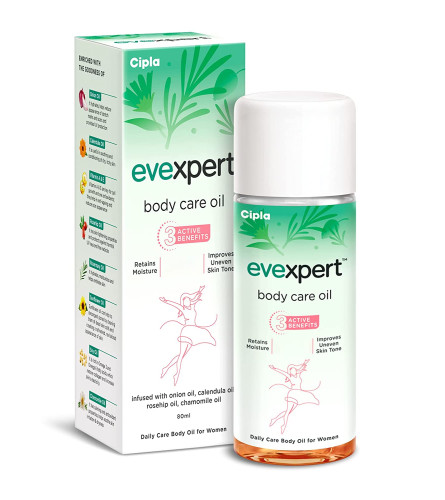 Cipla Evexpert Body Care Oil 80 ml (Pack of 2)
