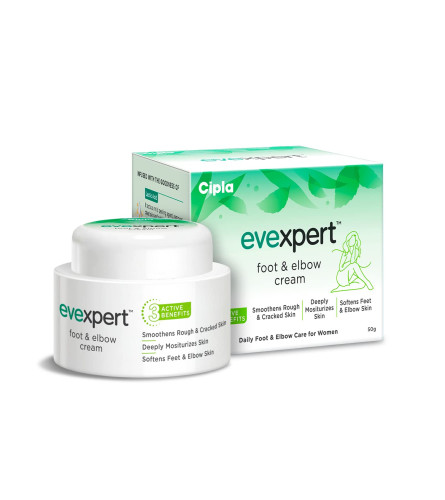 Cipla Evexpert Foot and Elbow Cream 50g (Pack of 2)