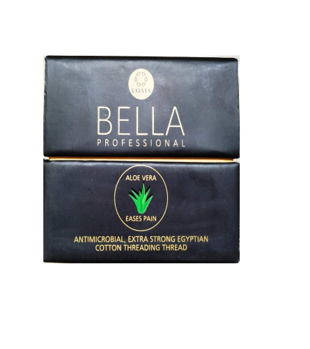 Bella Professional Organic White Cotton Eyebrow Threading Thread