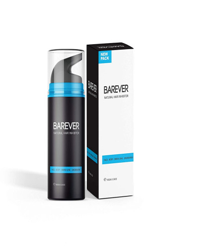 Barever Natural Hair Inhibitor 100G, Natural face, Body, Bikini Line,Underarm Permanent Hair Removal