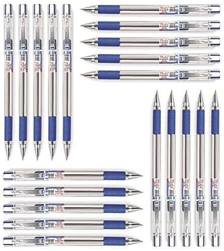 Montex Mega Top Ball Pen - Blue (Pack of 20)