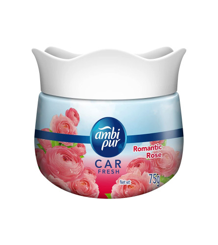 Ambi Pur Car Freshener Gel, Romantic Rose, 75 gm X 2 PACK (Free Shipping Worldwide)