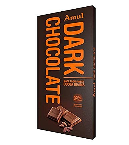 Amul Dark Chocolate, 150gm (Free Shipping Worldwide)