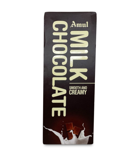Amul Smooth & Creamy Milk Chocolate, 150g Carton (Free Shipping Worldwide)
