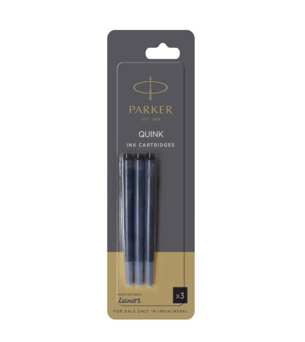 Parker Quink Ink Cartridges - Black (Pack of 9) Fs