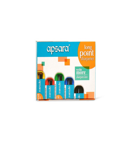 Apsara Long Point Sharpeners - Multicolor (Pack of 60)