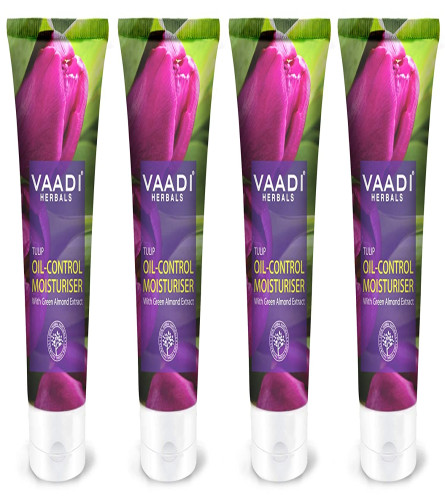 Vaadi Herbals Tulip Oil Control Moisturizer 60 g (Pack of 4)