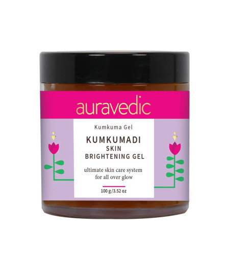 Auravedic Kumkumadi Skin Brightening Face Gel For Glowing Skin