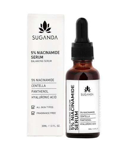 SUGANDA 5% Niacinamide Serum For Acne, Dark Spots, Skin Clarifying Serum