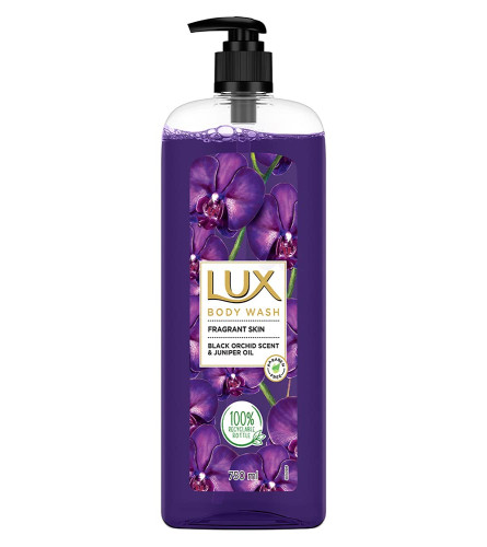 Lux Body Wash Fragrant Skin Black Orchid Scent & Juniper Oil Pump Bottle