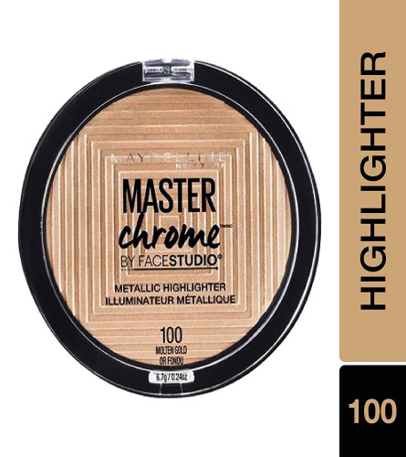 Maybelline New York Bronzer, Metallic Highlighter -Molten Gold 6.7g (Fs)