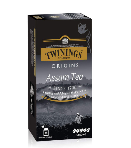 Twinings Assam Tea, 25 Teabags, Premium Black Tea